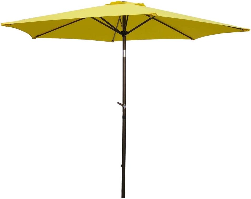 International Caravan Furniture Piece Outdoor 8 Foot Aluminum Umbrella