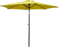 International Caravan Furniture Piece Outdoor 8 Foot Aluminum Umbrella