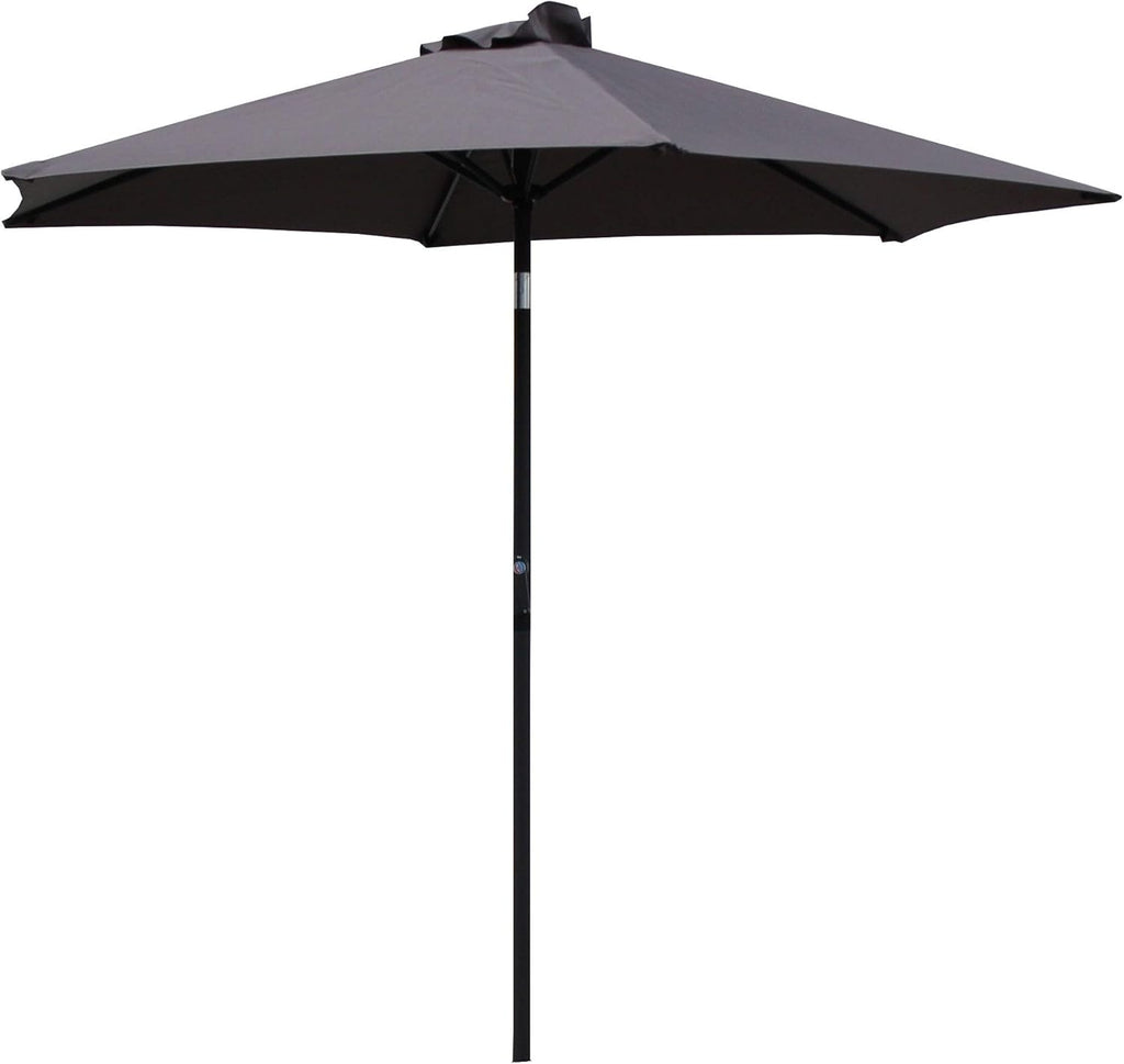 International Caravan Furniture Piece Outdoor 8 Foot Aluminum Umbrella
