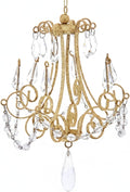 Kurt Adler Gold Metal Chandelier Ornament